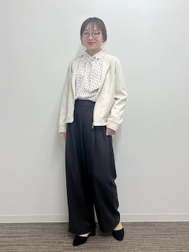 「ITS'DEMO（イッツデモ）のアイテム」を使った、Saoriさん（レディース・156cm）の冬コーディネート