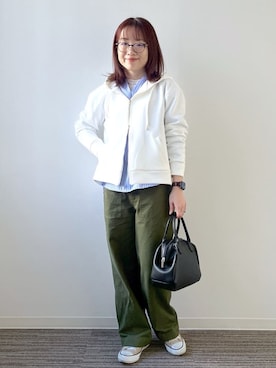 「ITS'DEMO（イッツデモ）のアイテム」を使った、Saoriさん（レディース・156cm）の冬コーディネート