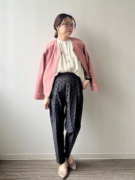 「ITS'DEMO（イッツデモ）のアイテム」を使った、Saoriさん（レディース・156cm）の秋コーディネート