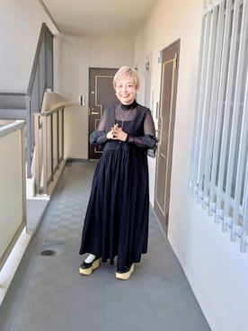 「TOKYO BOPPER（TOKYO BOPPER）のアイテム」を使った、佐知枝さん（レディース・154cm）の春コーディネート