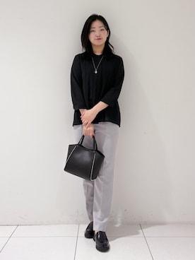 「THE SHOP TK （ザ ショップ ティーケー ）のアイテム」を使った、momokoさん（レディース・157cm）の春コーディネート