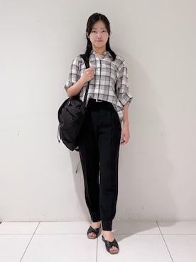 momokoさん（レディース・157cm）の夏コーディネート