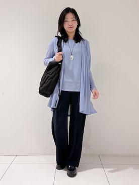 「HusHusH（ハッシュアッシュ）のアイテム（パンツ）」を使った、momokoさん（レディース・157cm）の春コーディネート