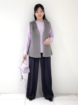momokoさん(レディース・157cm)の冬コーディネート