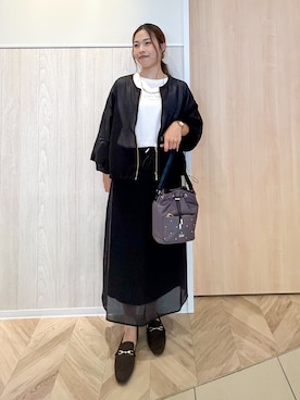 「Lee（リー）のアイテム（バッグ）」を使った、tomoさん（レディース・156cm）の夏コーディネート