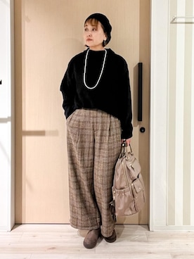 ぷくりんさん(レディース・159cm)の冬コーディネート