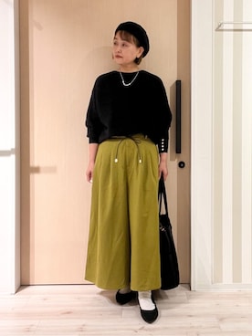 「DRESKIP（ドレスキップ）のアイテム」を使った、ぷくりんさん（レディース・159cm）の秋コーディネート