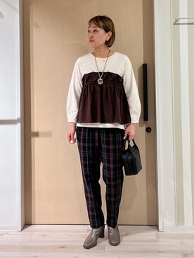 ぷくりんさん（レディース・159cm）の秋コーディネート