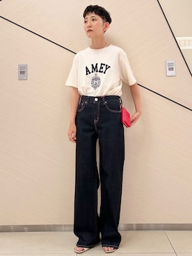 「RED CARD TOKYO（レッドカード）のアイテム」を使った、OCHIAIさん（レディース・158cm）の夏コーディネート
