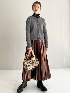 OCHIAIさん(レディース・158cm)の冬コーディネート