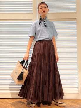 OCHIAIさん（レディース・158cm）の夏コーディネート