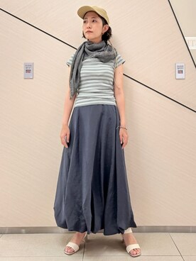 OCHIAIさん（レディース・158cm）の夏コーディネート