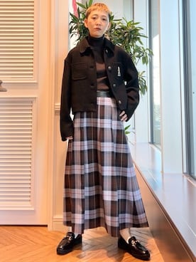 OCHIAIさん（レディース・158cm）の冬コーディネート