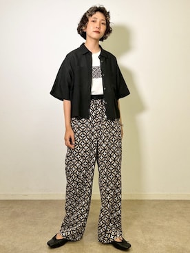OCHIAIさん（レディース・158cm）の夏コーディネート