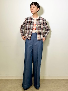 OCHIAIさん(レディース・158cm)の冬コーディネート