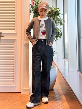 OCHIAIさん（レディース・158cm）の冬コーディネート