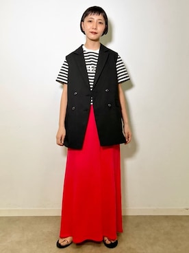 OCHIAIさん(レディース・158cm)の夏コーディネート