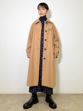 OCHIAIさん(レディース・158cm)の冬コーディネート