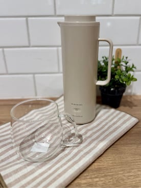「アイテム（食器）」を使った、usaminさん（レディース・158cm）の冬コーディネート