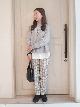 mi-saさん（レディース・154cm）の冬コーディネート