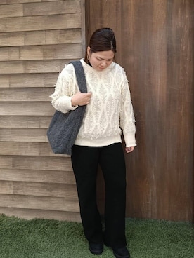 カオリさん(レディース・154cm)の冬コーディネート