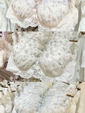 「アイテム（ブラジャー）」を使った、hachiさん（レディース・158cm）の春コーディネート