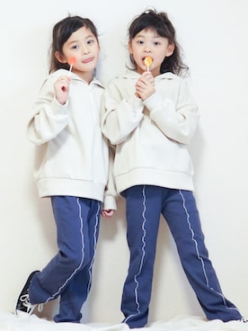 yuzu/suzuさん（キッズ・120cm）の冬コーディネート