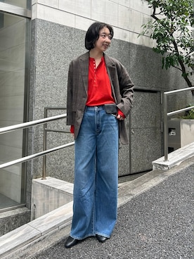 yukaさん(レディース・172cm)の夏コーディネート