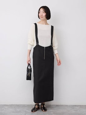 「MARCO BIANCHINI（マルコビアンチーニ）のアイテム」を使った、yukaさん（レディース・172cm）の冬コーディネート