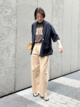 yukaさん(レディース・172cm)の夏コーディネート