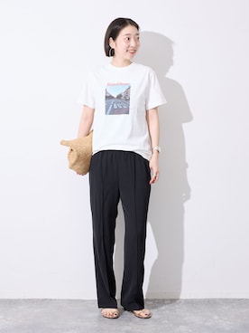 「MADE IN MADA（メイドインマダ）のアイテム」を使った、yukaさん（レディース・172cm）の春コーディネート