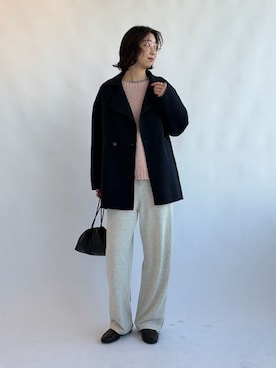 「SLOBE IENA（スローブイエナ）のアイテム（クラッチバッグ）」を使った、yukaさん（レディース・172cm）の秋コーディネート