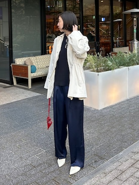 「ITTI（イッチ）のアイテム」を使った、yukaさん（レディース・172cm）の冬コーディネート