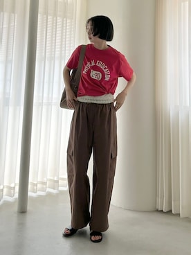 yukaさん（レディース・172cm）の夏コーディネート