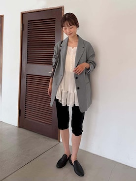 chihiroさん（レディース・159cm）の秋コーディネート
