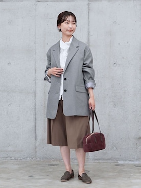 chihiroさん（レディース・159cm）の秋コーディネート