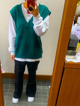 「ナイキスニーカー」｜まるこさん（レディース・159cm）の春コーディネート