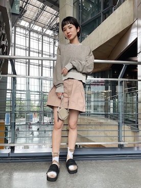 「Hender Scheme（エンダースキーマ）のアイテム」を使った、ingmさん（レディース・160cm）の夏コーディネート