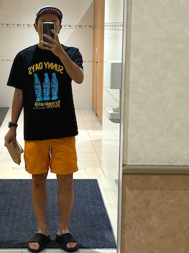 「アイテム（トップス）」を使った、kntrさん（メンズ・168cm）の秋コーディネート