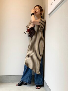 「アイテム（ワンピース/ドレス）」を使った、yuricaさん（レディース・167cm・40代）の夏コーディネート