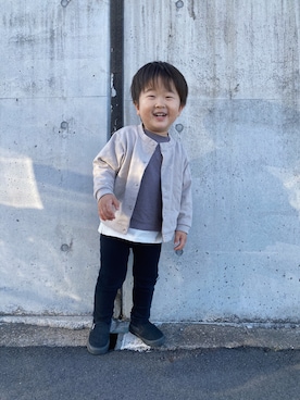 rayさん（キッズ・90cm）の秋コーディネート