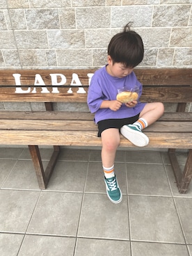 rayさん（キッズ・100cm）の夏コーディネート