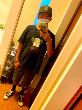 「UNIQLO（ユニクロ）の50色ソックス（消臭機能付き）（ソックス/靴下）」を使った、たつきさん（メンズ・168cm）の夏コーディネート