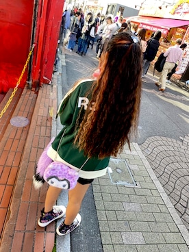 「アイテム（ブルゾン）」を使った、rieさん（レディース・155cm・30代）の秋コーディネート