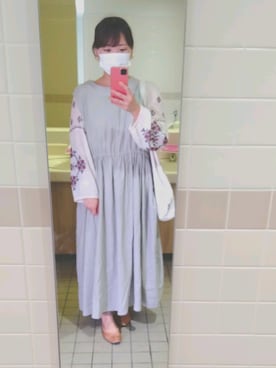 「OLD NAVY（オールドネイビー）のアイテム（シャツ/ブラウス）」を使った、ことしさん（レディース・156cm）の夏コーディネート