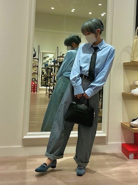 「WA ORiental TRaffic（ダブルエーオリエンタルトラフィック）のアイテム」を使った、WA浜松市野店さん（レディース・163cm）の秋コーディネート