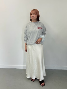 「アイテム（ヘアゴム）」を使った、さきさん（レディース・153cm）の秋コーディネート