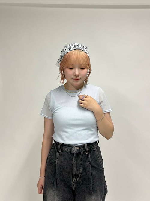 ステンレスボールダブルチェーンブレスレット