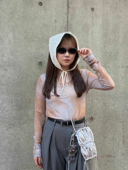 メタルチェーンモチーフマンテルブレスレット
