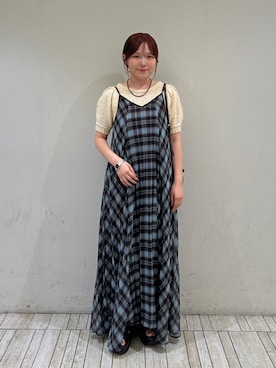 「KBF（ケイビーエフ）のアイテム（アクセサリー）」を使った、さきさん（レディース・153cm）の夏コーディネート